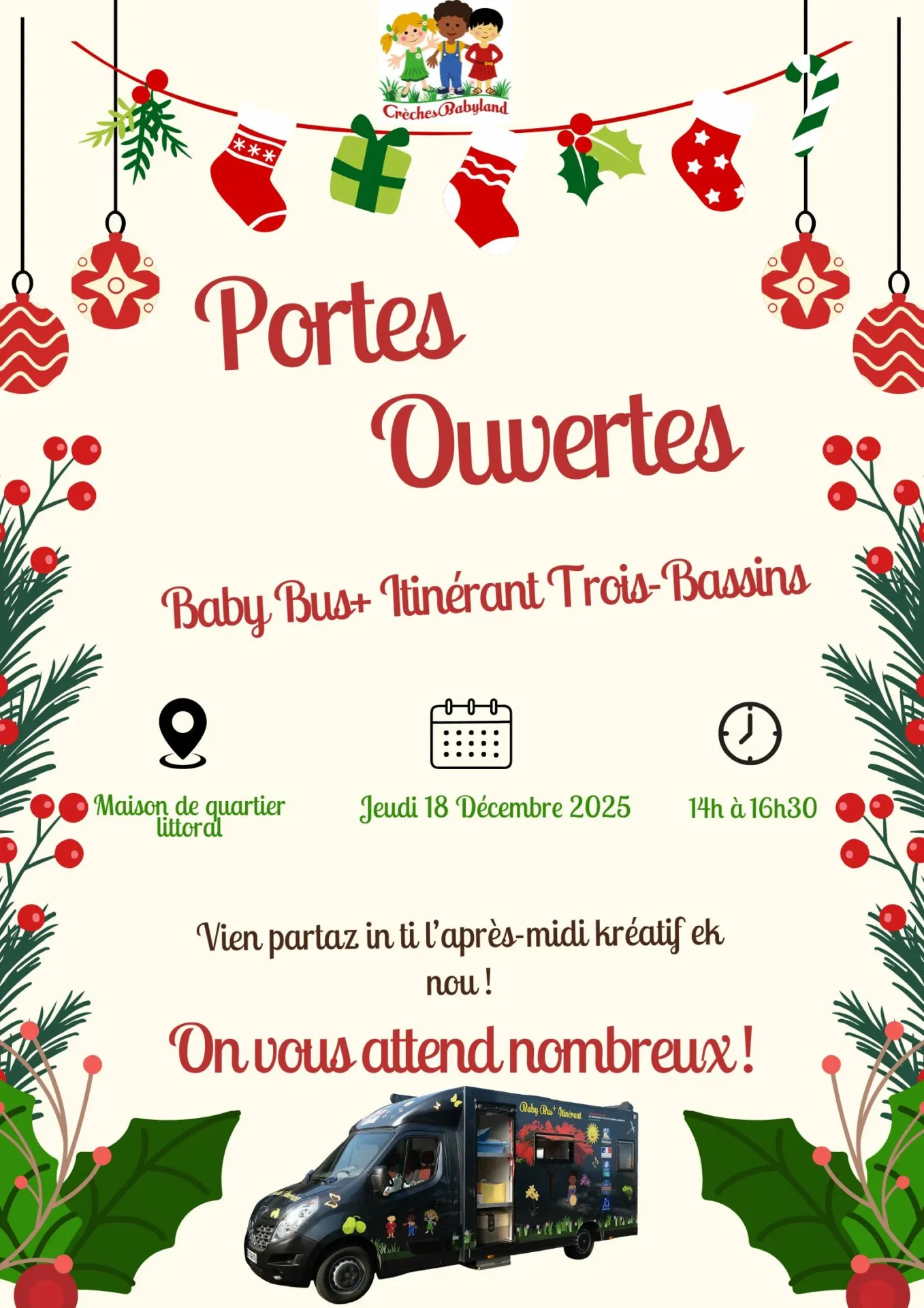 Portes ouvertes Baby+ itinérant