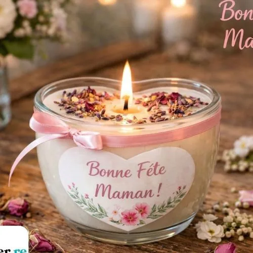 Atelier créatif – Bougie parfumée et fleurie