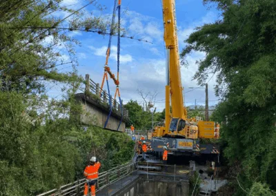 Reconstruction de l'ouvrage de franchissement de la ravine de la Souris Chaude