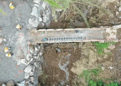 Reconstruction de l'ouvrage de franchissement de la ravine de la Souris Chaude