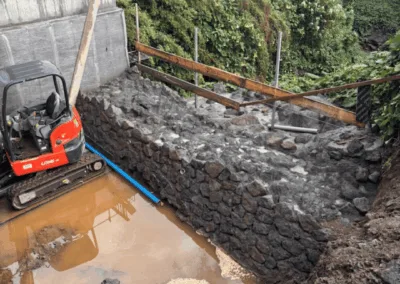 Reconstruction de l'ouvrage de franchissement de la ravine de la Souris Chaude