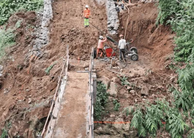 Reconstruction de l'ouvrage de franchissement de la ravine de la Souris Chaude