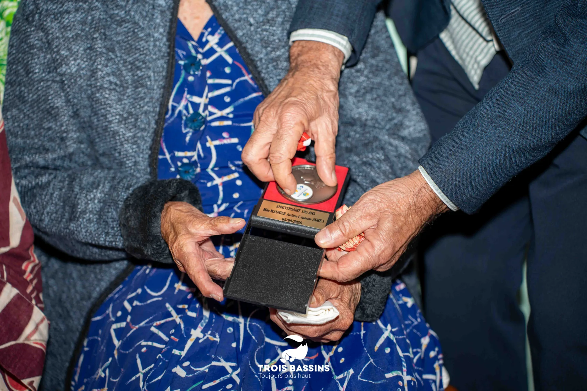 105 ans de sagesse et d’amour pour Justine AURE